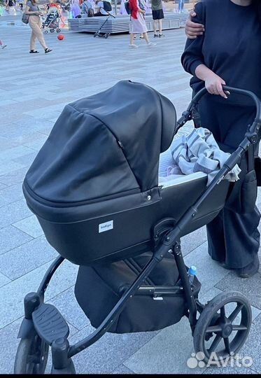 Коляска Indigo Broco Eco 2 в 1 экокожа б/у