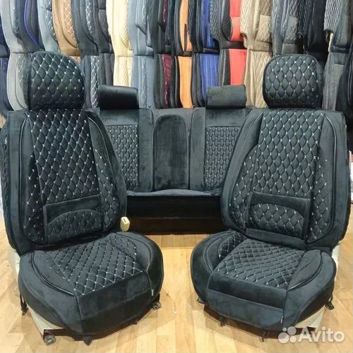 Чехлы на весь салон из Алькантары