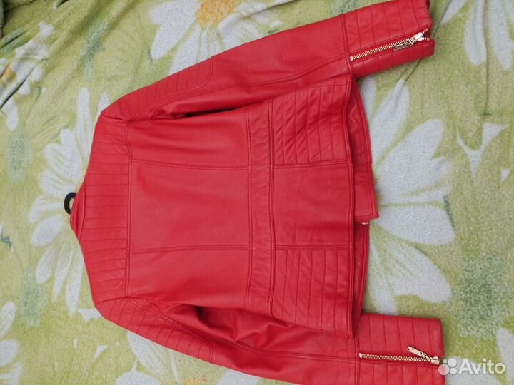 Куртка кожаная женская 44 46