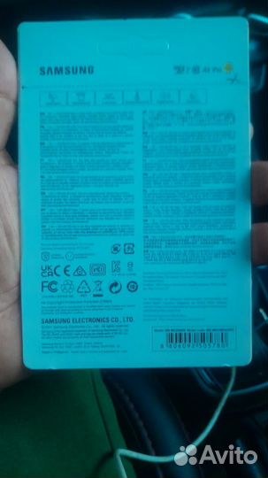 Карта памяти micro sd 256 samsung