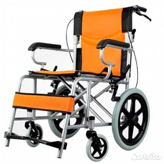 Легкая складная кресло каталка MK-380