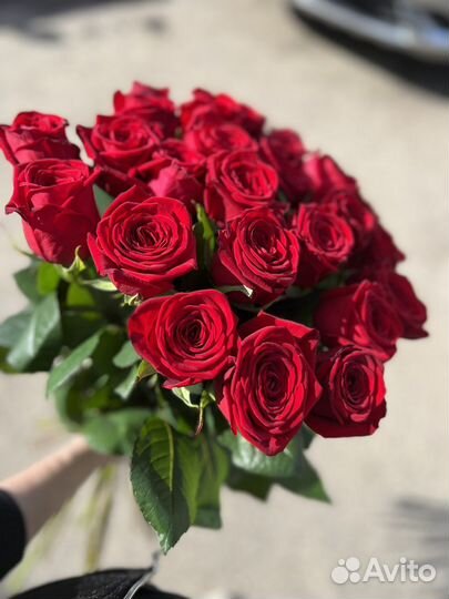 Розы 25 штук букеты роз в любом количестве