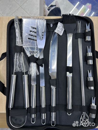 Набор для барбекю шашлыка гриля новый