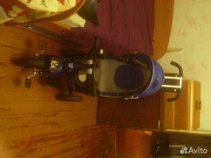 Детский трехколесный велосипед бу