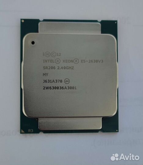 Процессор Intel Xeon E5-2630v3 8 ядер 16 потоков