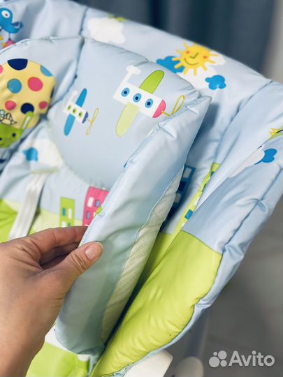 Детский стульчик для кормления chicco polly