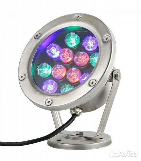 Подводный светильник, 24В ас, 12 Вт, цвет: RGB