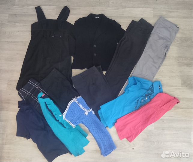 Большой пакет одежды для офиса 44-46р и обуви 38р