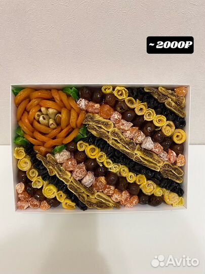 Съедобный букет Сухофруктовый букет Ореховый