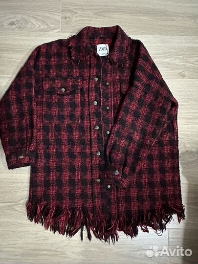 Куртка рубашка zara
