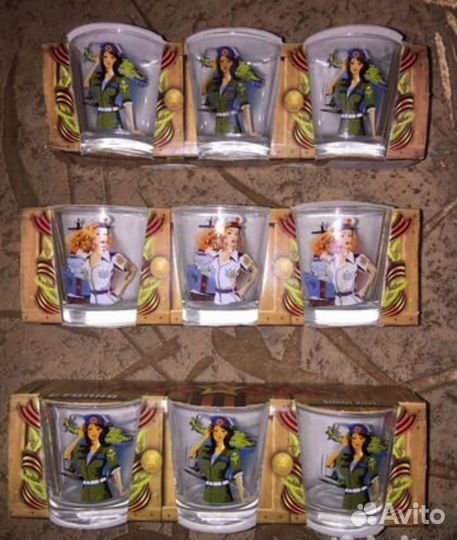 Рюмки стопки Гусь хрустальный для подарка