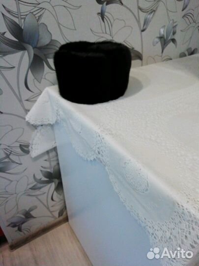 Шапка норковая новая размер 59