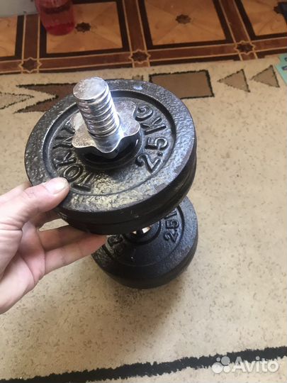 Гантель разборной 11 кг