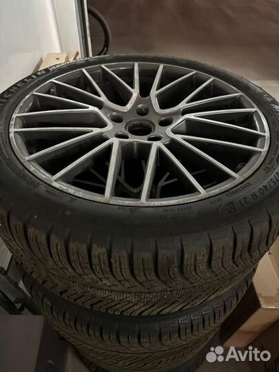 Колеса R21 Porsche Cayenne RS Spyder + Michelin