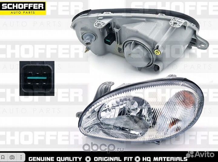 Фара левая правая Chevrolet Lanos 97-09