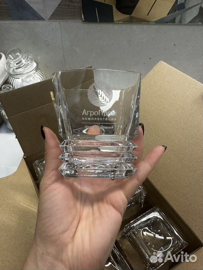 Набор хрустальных стаканов