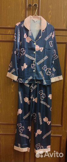 Пижама женская шелковая новая