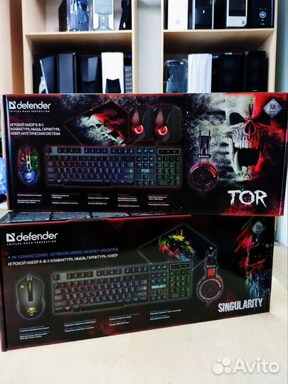 Игровые наборы клавиатура+мышь+наушники