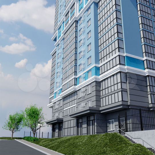 3-к. квартира, 96,4 м², 6/22 эт.