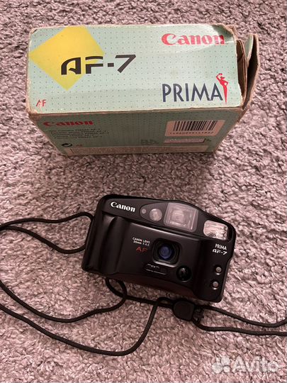 Плёночный фотоаппарат canon af-7 prima