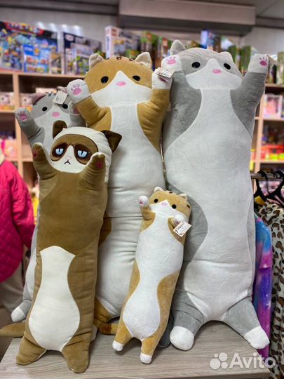 Игрушка-подушка Кот 60см