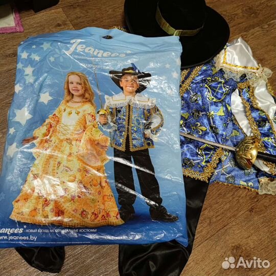 Новогодний костюм мушкетёра на мальчика