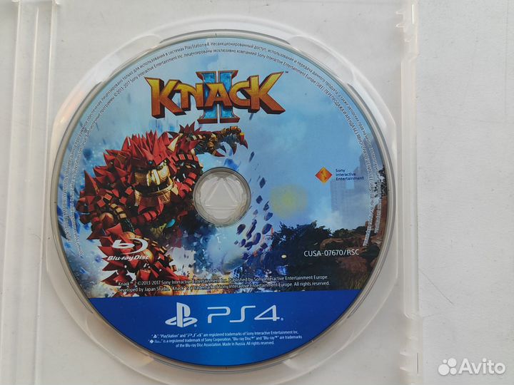 Игра на PS4 Knack 2