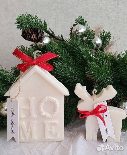 Свечи интерьерные Новогодние