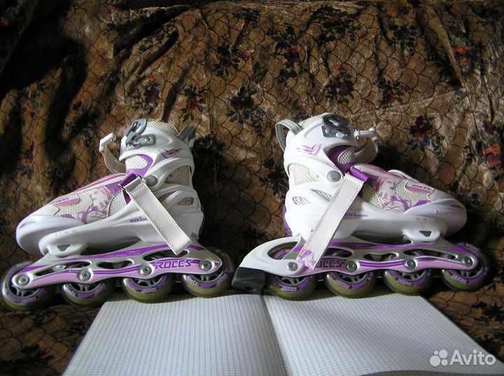 Ролики Детские и Женские 30-35 Раздвижн Рама