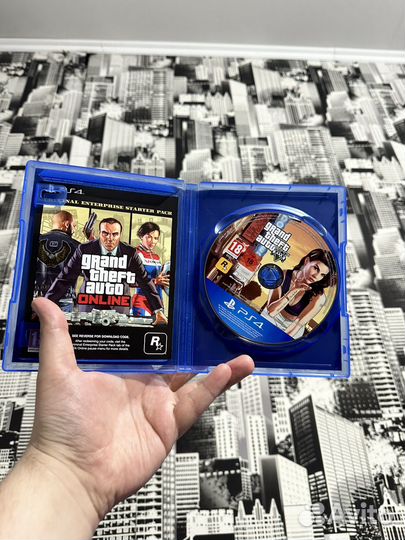GTA 5 для ps4-5 Диск