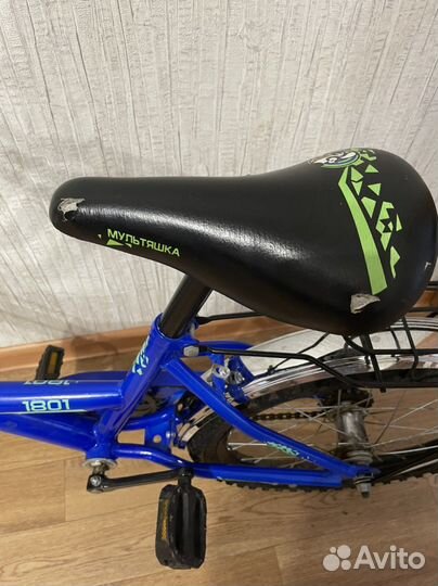 Велосипе детский Мультяшка 18 синий