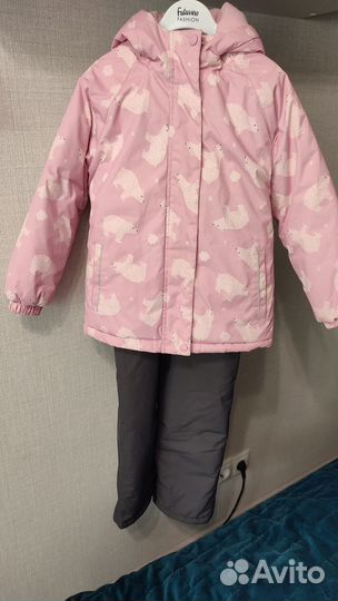 Зимний костюм для девочки 122