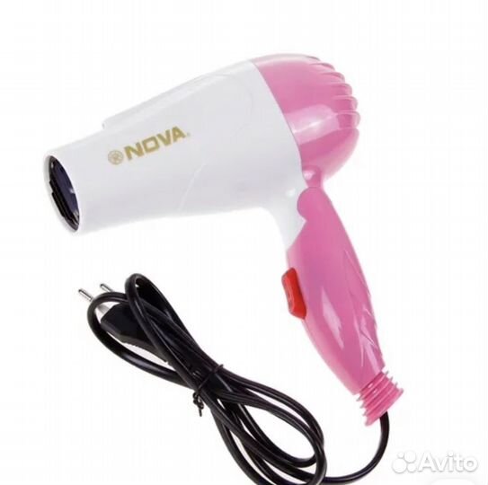 Фен для волос дорожный 1000w