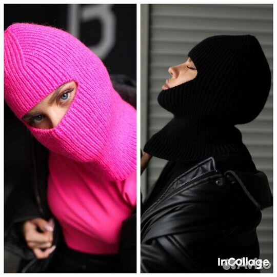 Шапка балаклава женская