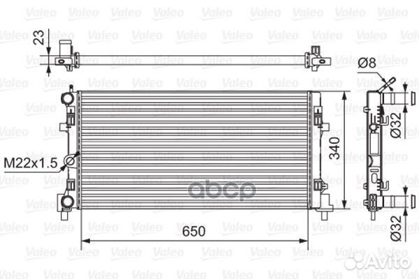 Радиатор системы охлаждения seat: ibiza V (6J5)