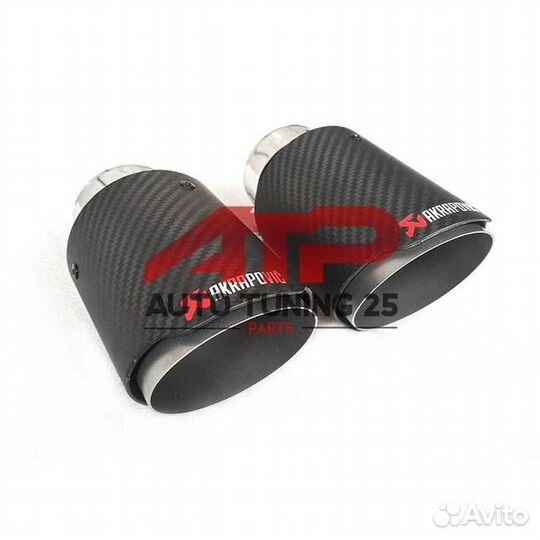 Насадка на глушитель Akrapovic style 76 - 114 (2 в