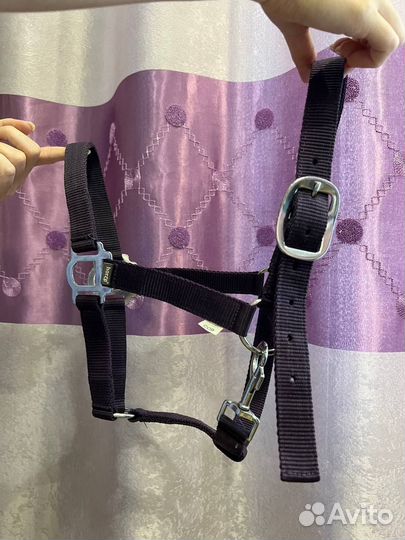 Недоуздок и чомбур для лошади