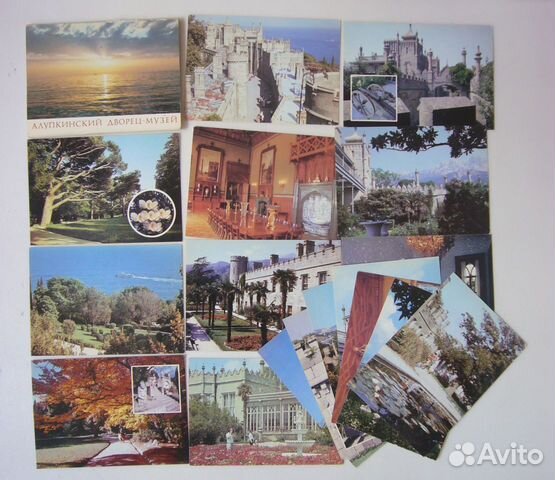 Набор открыток Алупкинский дворец музей