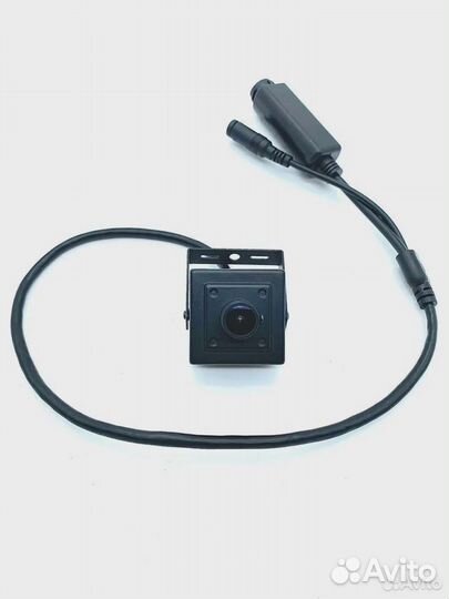 Миниатюрная IP видеокамера PoE