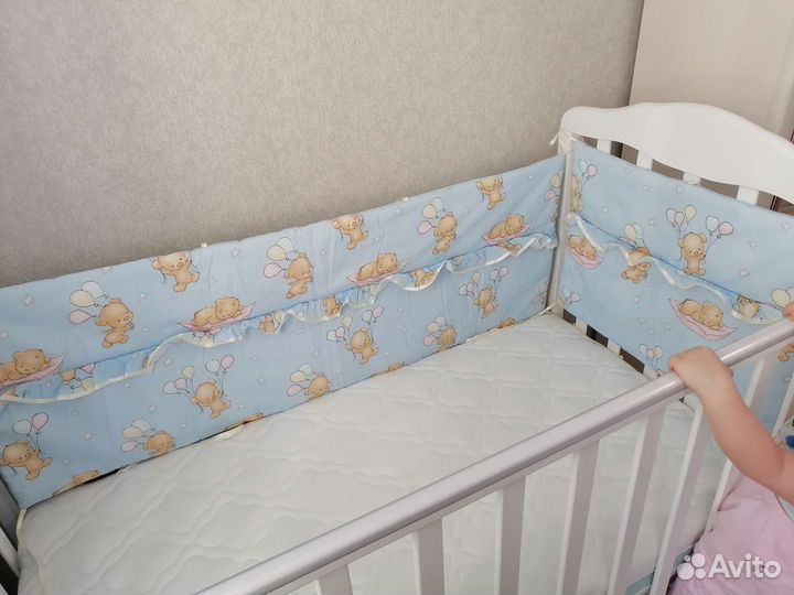 Бортики для детской кроватки