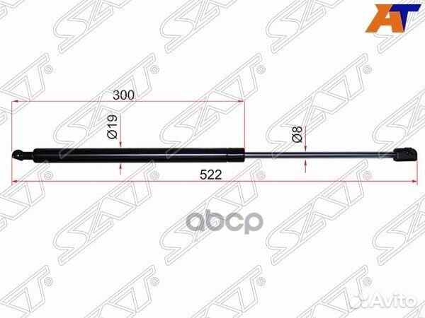 Амортизатор крышки багажника nissan rnessa N30