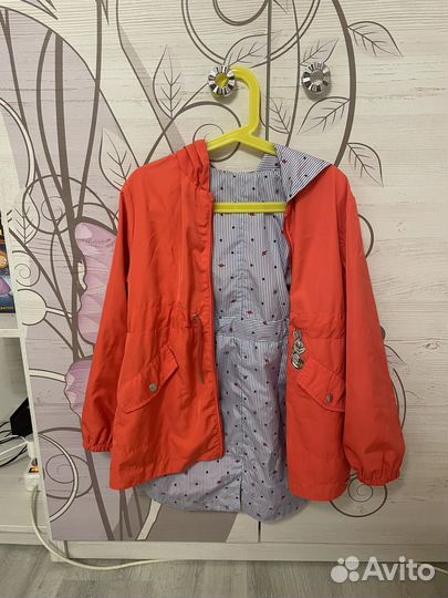 Плащ для девочки весенний-летний 128