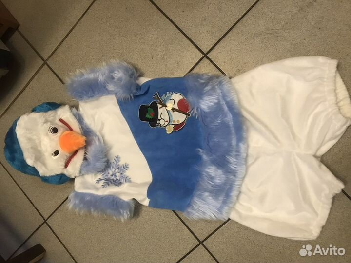 Новогодний костюм Снеговик в прокат