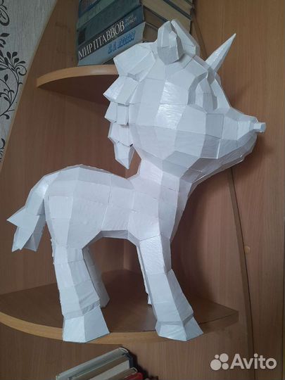 Паперкрафт Единорог
