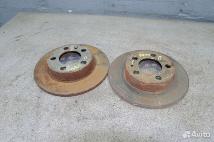 Диск тормозной задний для Skoda Rapid оригинал VAG