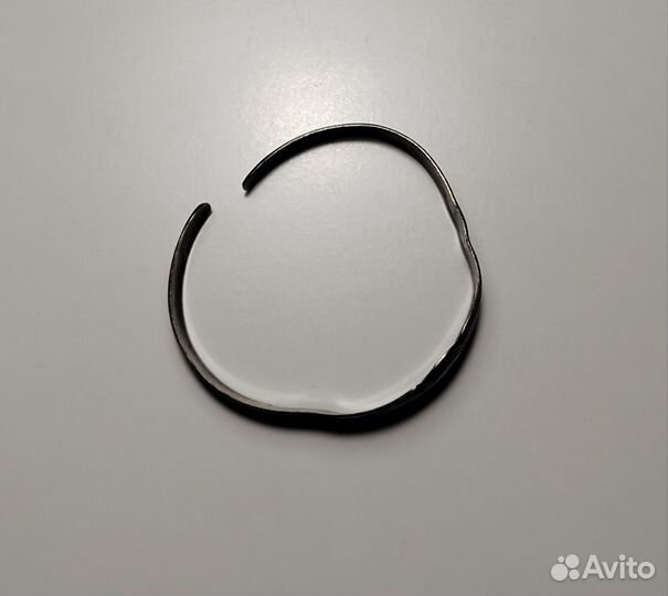 Браслет с растительным декором, серебро 875