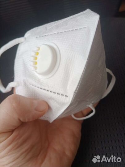 Маска-респиратор KN95 с дых.клапаном остатки