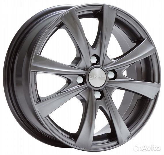 R15 4x100 6J ET48 D54,1 Скад Мальта Graphite