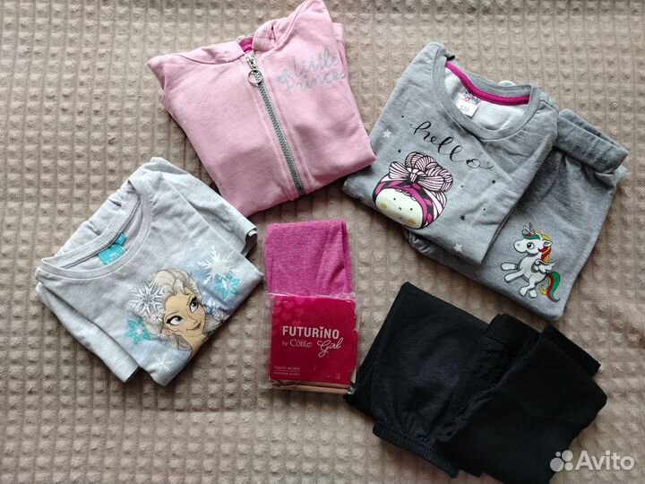 Вещи пакетом на девочку р. 122-128