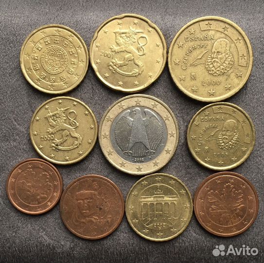 Набор монет стран Европы